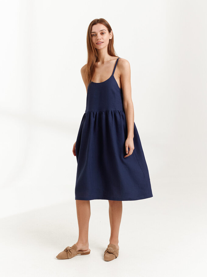 DULCE Linen Strappy Dress