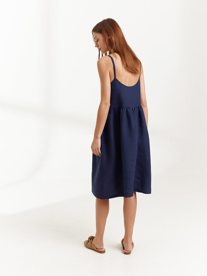 DULCE Linen Strappy Dress