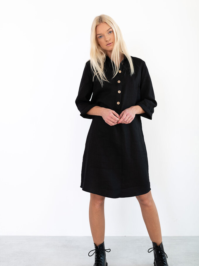 Bild 3 von GIANNA Leinen Tunika Kleid in von ALBERALKIRK