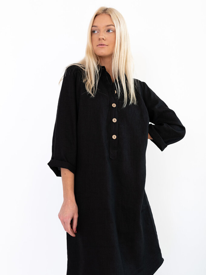 Bild 4 von GIANNA Leinen Tunika Kleid in von ALBERALKIRK