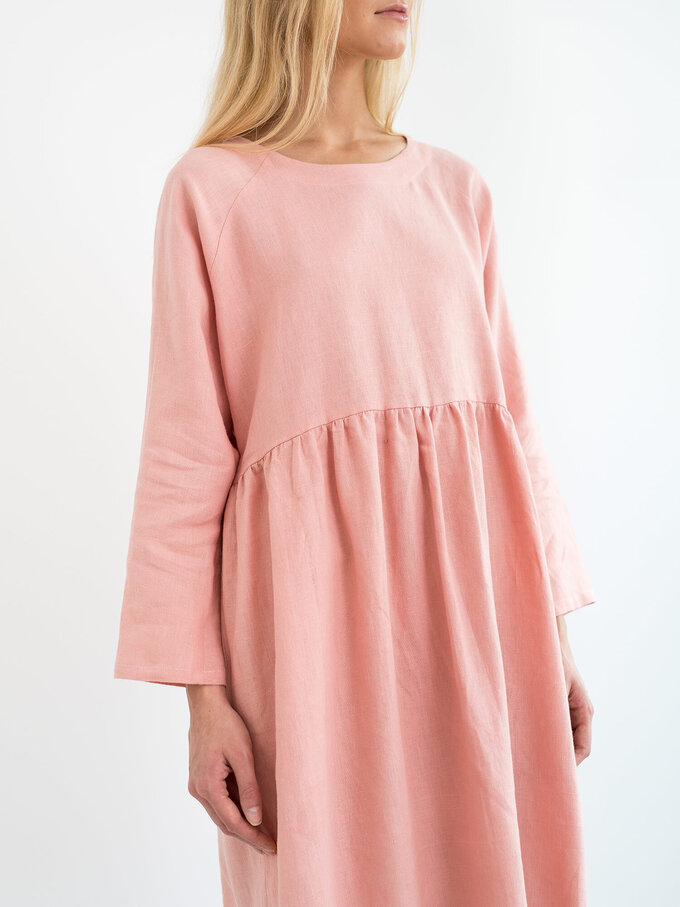 Bild 3 von HARLOW Langarm Leinenkleid in von ALBERALKIRK
