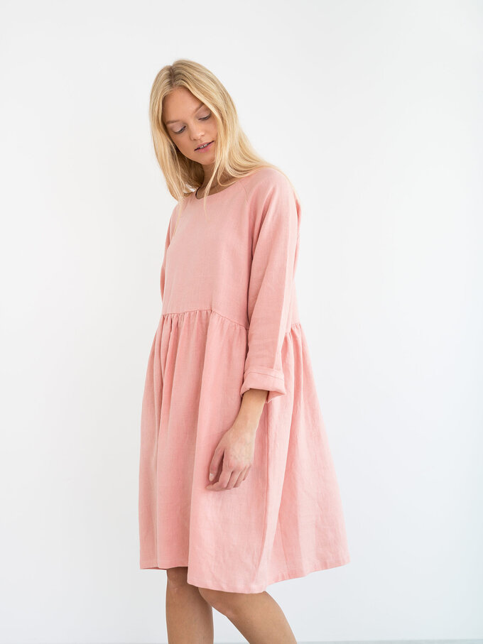 Bild 4 von HARLOW Langarm Leinenkleid in von ALBERALKIRK