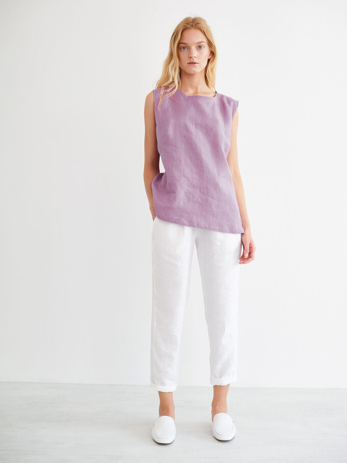 Bild 4 von HARPER Leinen Tanktop in Radiant orchid, you can also choose other colors above von ALBERALKIRK
