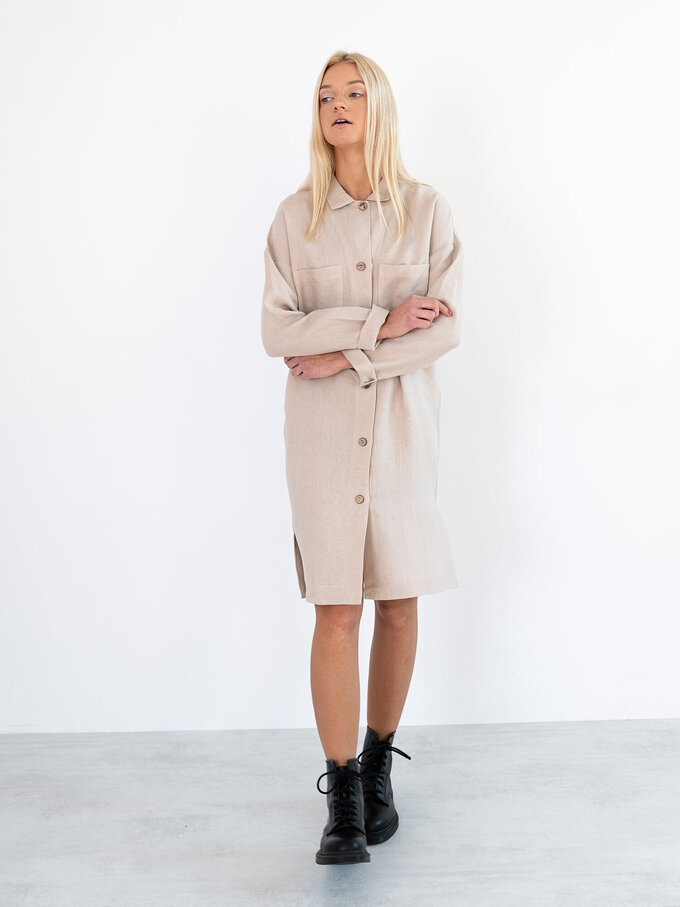 Bild 1 von IRIS Leinen Hemdblusenkleid in von ALBERALKIRK