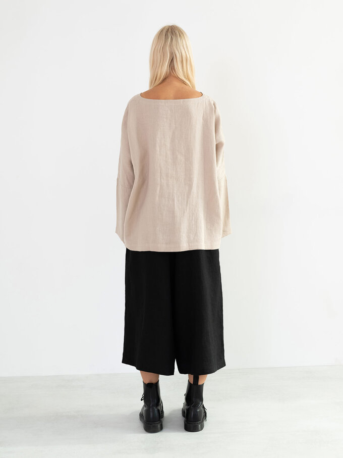 Bild 5 von JAYDEN Leinen Culotte in Black, you can also choose other colors above von ALBERALKIRK