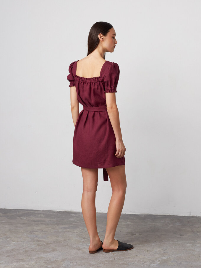 Bild 3 von JULY - Leinenkleid mit Knöpfen in von ALBERALKIRK