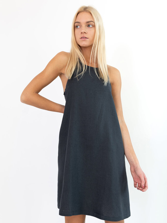 Bild 3 von LILY - ärmelloses Leinenkleid in von ALBERALKIRK