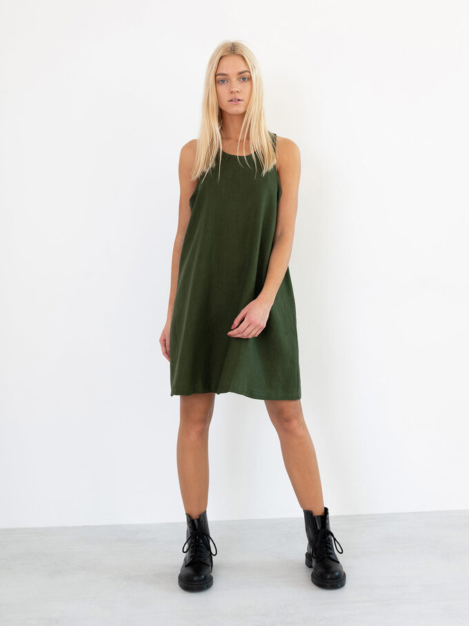 Bild 3 von LILY - ärmelloses Leinenkleid in von ALBERALKIRK