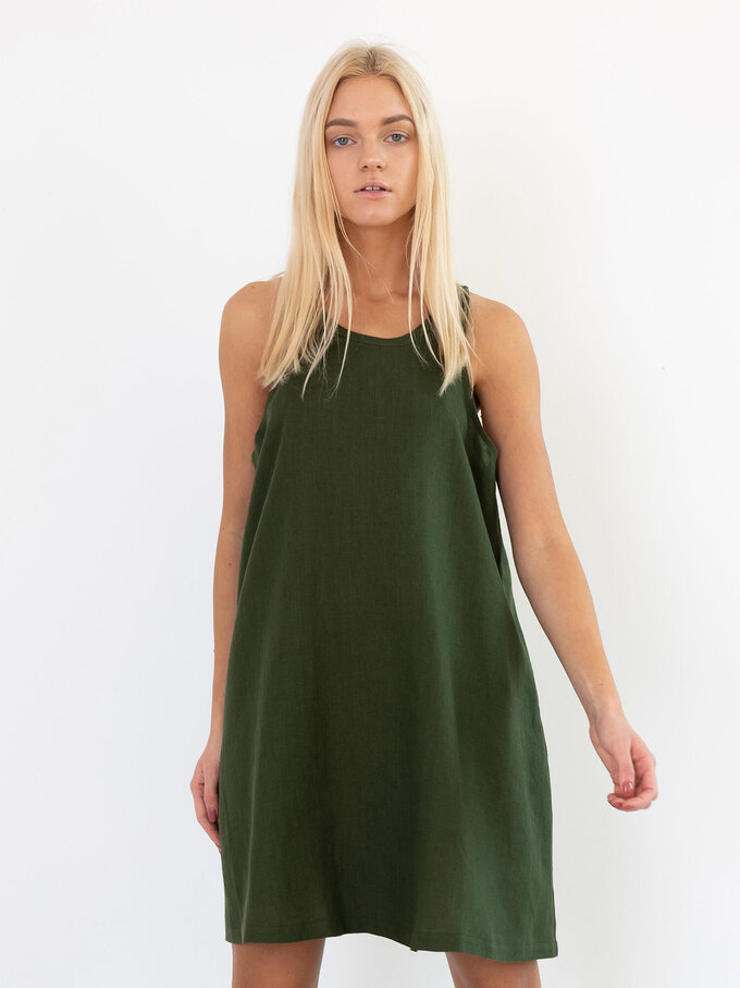 Bild 4 von LILY - ärmelloses Leinenkleid in von ALBERALKIRK