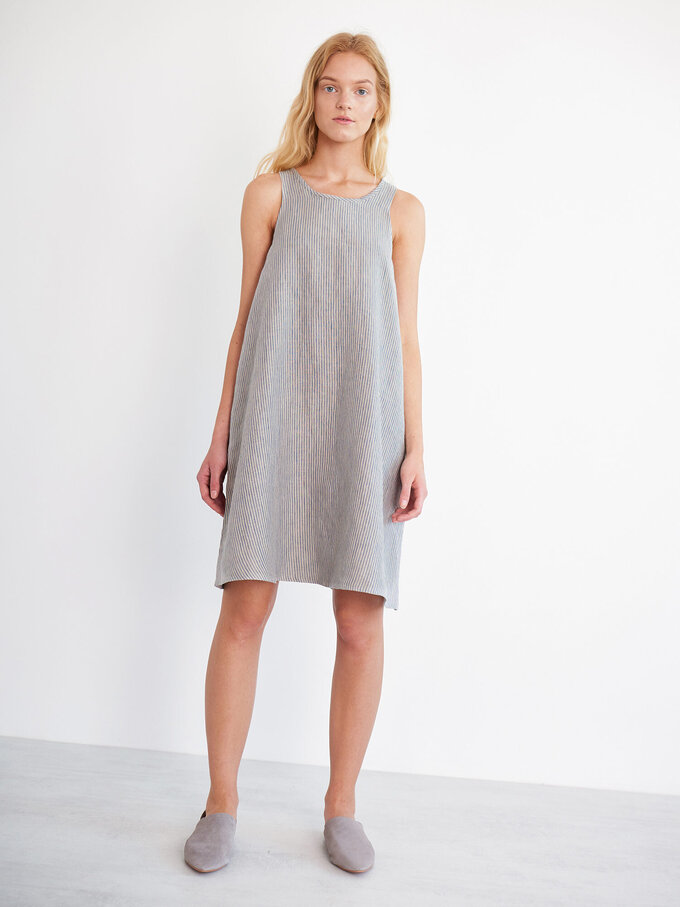 Bild 1 von LILY - ärmelloses Leinenkleid in von ALBERALKIRK