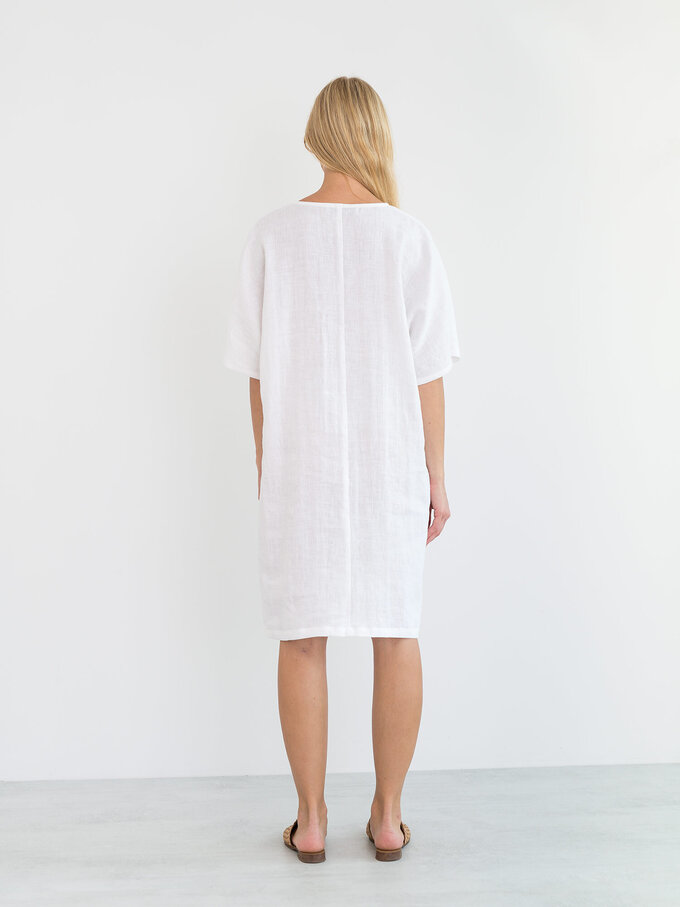 Bild 6 von PEONY Leinenkleid in White, you can also choose other colors above von ALBERALKIRK
