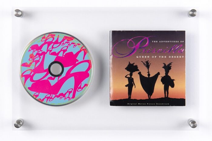 Floating CD and Sleeve Display