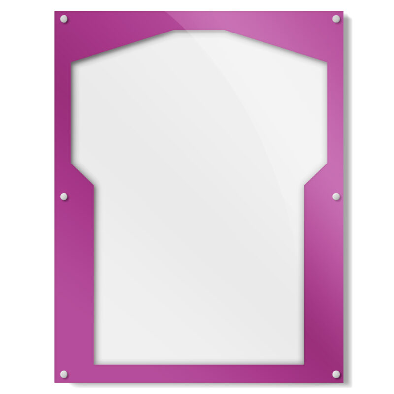 Purple Border Shirt Frame