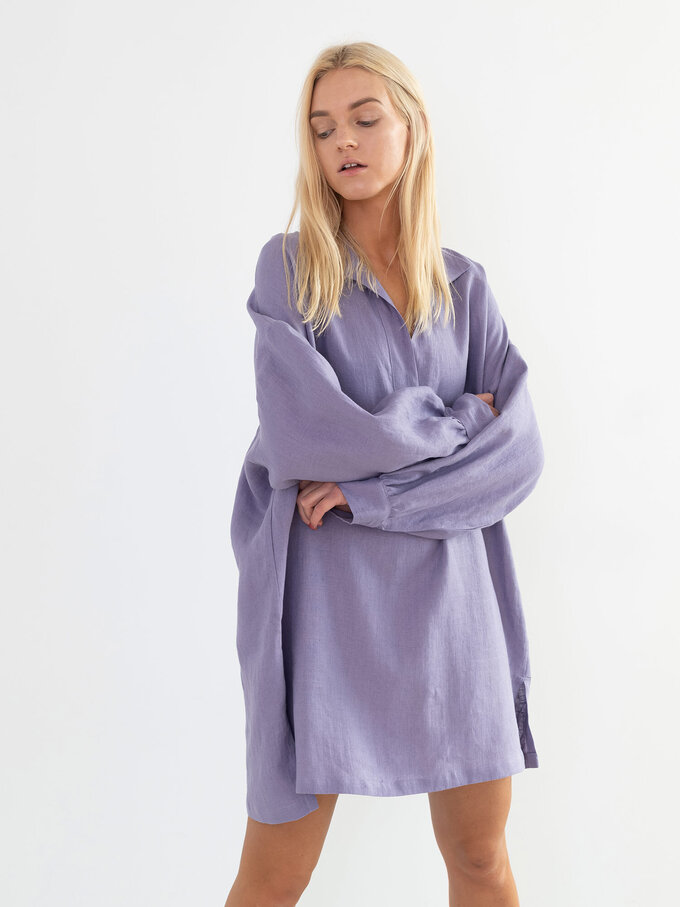 Bild 2 von SKY Leinen Strandkleid in Violet tulip, you can also choose other colors above von ALBERALKIRK