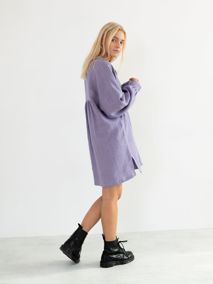 Bild 5 von SKY Leinen Strandkleid in Violet tulip, you can also choose other colors above von ALBERALKIRK