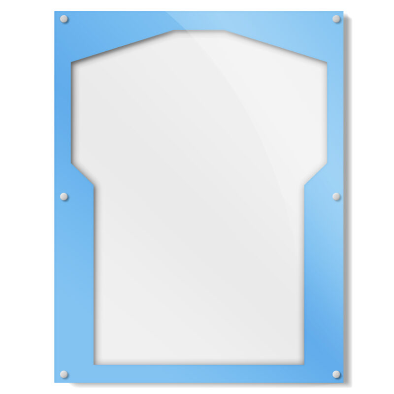 Sky Blue Border Shirt Frame