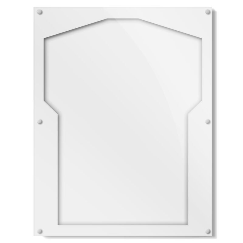 White Border Shirt Frame
