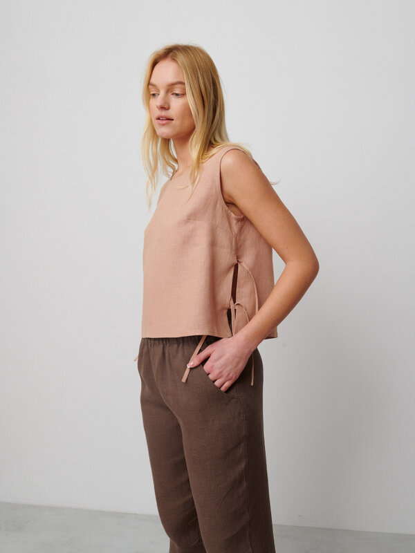 Bild 1 von AVERY Leinentop in Camel, you can also choose other colors above von Love and Confuse