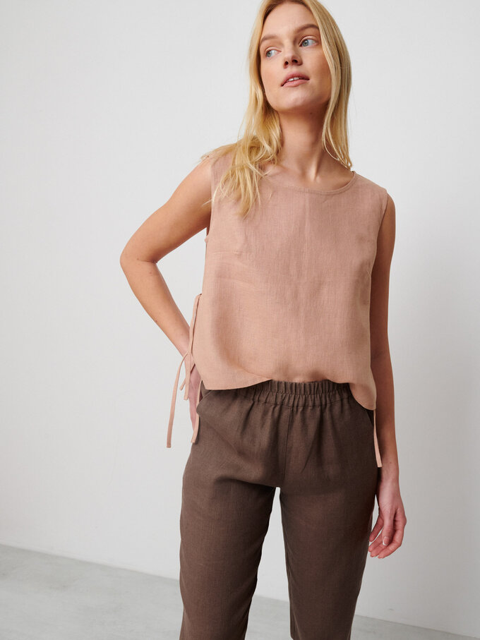Bild 2 von BRINLEY Leinenhose in Cocoa, you can also choose other colors above von ALBERALKIRK