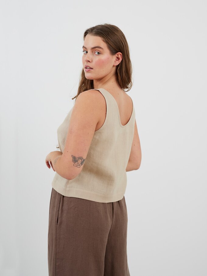 Bild 5 von CALI Leinen Tanktop in von ALBERALKIRK