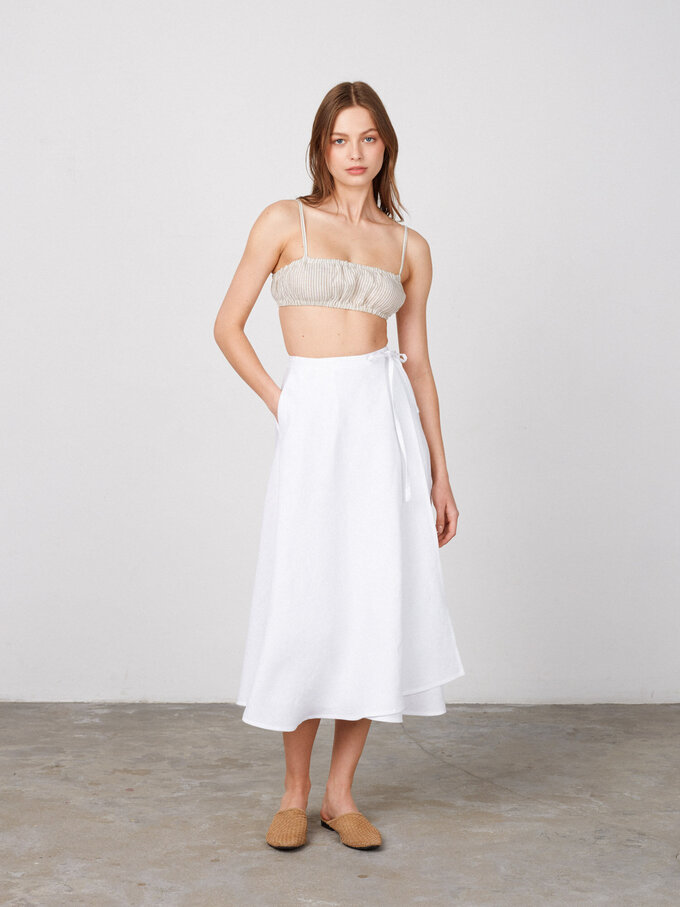 Bild 2 von CLEO Leinen-Bralette in von ALBERALKIRK