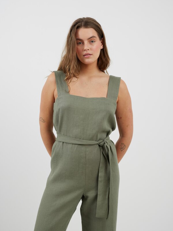 Bild 1 von DAKOTA ärmelloser Leinen Jumpsuit in von ALBERALKIRK
