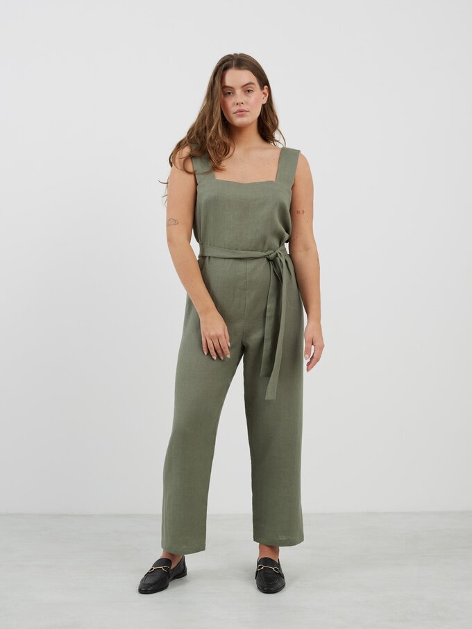 Bild 2 von DAKOTA ärmelloser Leinen Jumpsuit in von ALBERALKIRK