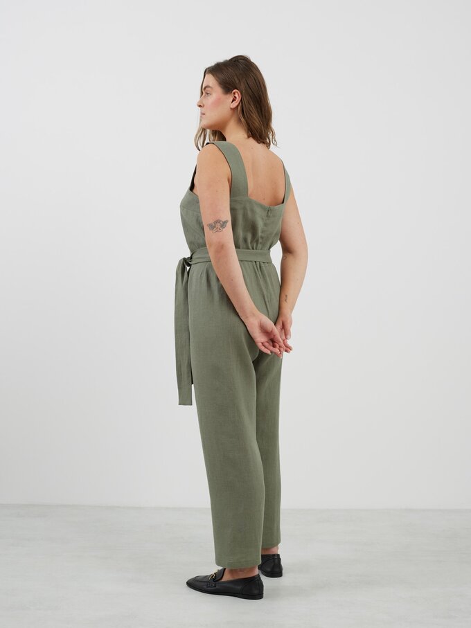 Bild 5 von DAKOTA ärmelloser Leinen Jumpsuit in von ALBERALKIRK