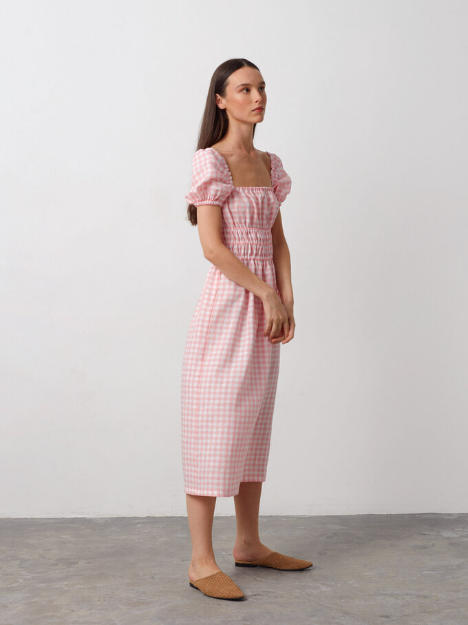 Bild 2 von HOLIDAY Leinenkleid mit Puffärmeln in von ALBERALKIRK