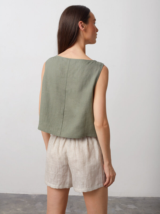 Bild 4 von SONATE Leinen-Tanktop in von ALBERALKIRK