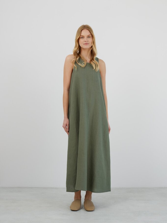 Bild 2 von LANA Ärmelloses Maxikleid aus Leinen in von ALBERALKIRK