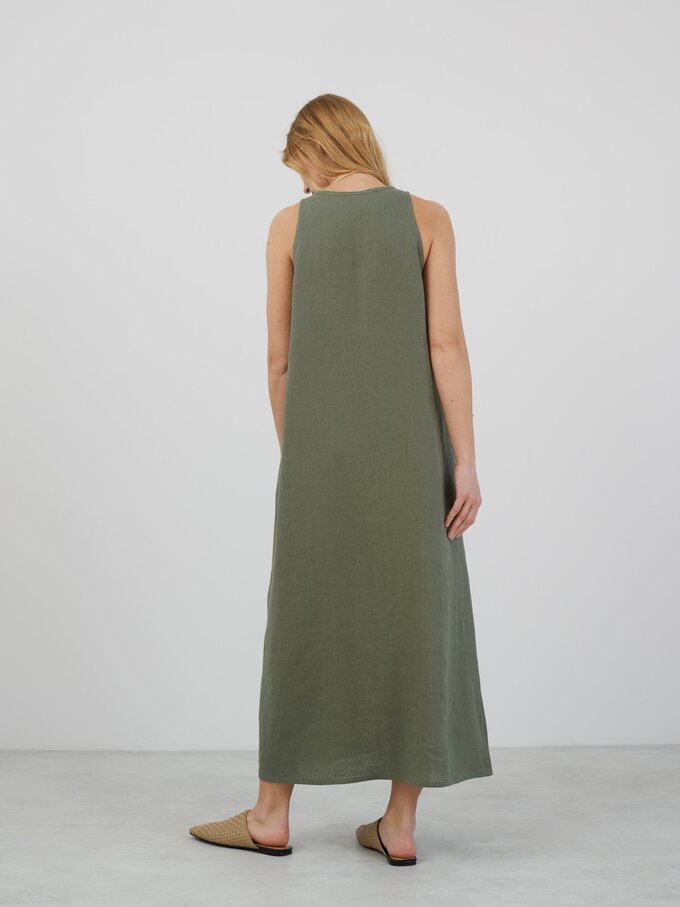 Bild 5 von LANA Ärmelloses Maxikleid aus Leinen in von ALBERALKIRK