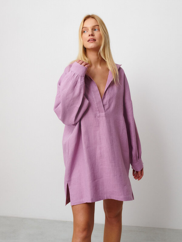 Bild 1 von SKY Leinen Strandkleid in Radiant Orchid, you can also choose other colors above von Love and Confuse