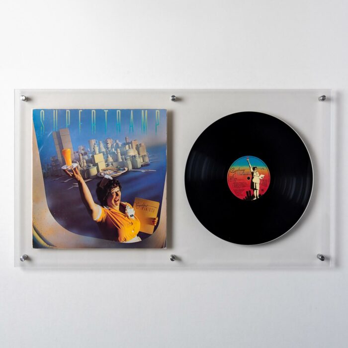 12-inch LP cover with vinyl record